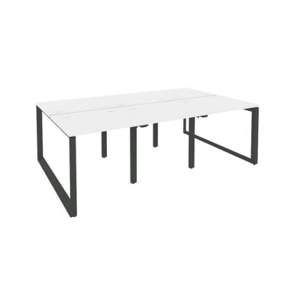 Рабочая станция на О-образном м/к ОНИКС О.МО-Д.РС-6.0.7 Белый Бриллиант/Антрацит / ONIX O.MO-D.RS-6.0.7_0