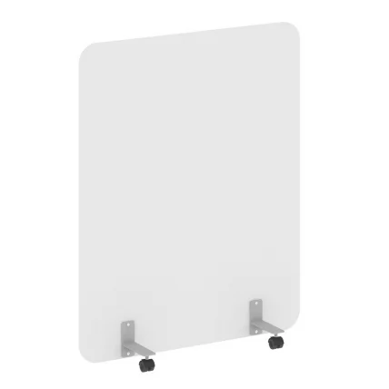 Перегородка на металлических опорах, на роликах Р-лине ДП.Р-120-150 Белый / R-line DP.R-120-150_0