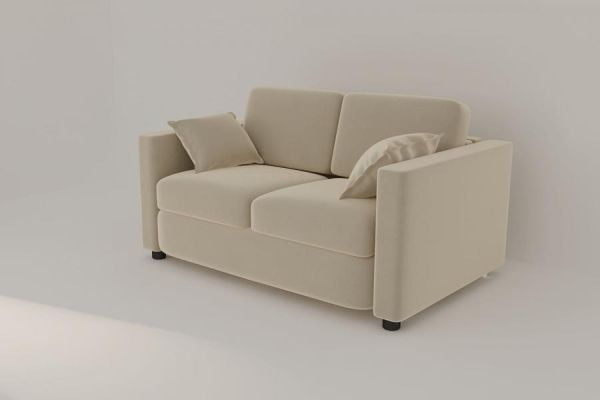 Диван прямой Уппла (Берхоусе) Цвет фасада: Азур велюр; Тип: Прямой; Материал фасада: Металл/Велюр / (Berhouse)_2