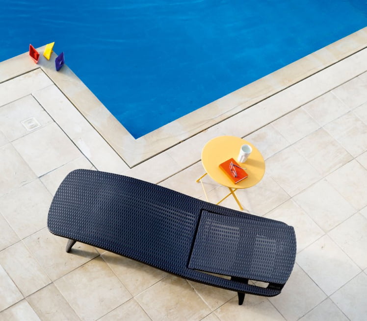 Шезлонг Пасифиc Черный / Pacific_1