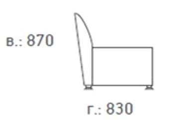 Еуроформа Европа Кресло Екотекс 3011 (бордовый)_77630 / Euroforma Ecotex_1
