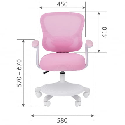 Детское кресло CХАИРМАН КИДС CХ106 Розовый / CHAIRMAN KIDS CH106_4