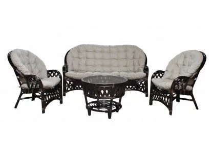 Комплект Черчилль/Рузвельт/Кобана с 3х местным диваном Черчилле6 темно коричневый / Cherchille6_0