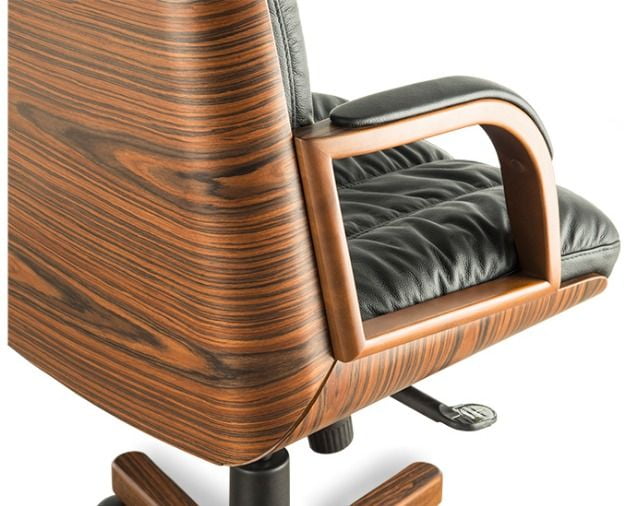 Кресло с высокой спинкой Бонн Д100 Черное 107 / D100_4