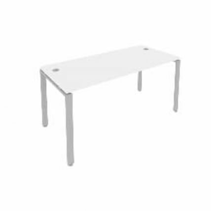 Стол письменный МЕТАЛ СЙСТЕМ Б.СП-4 Белый/Серый / METAL SYSTEM_0