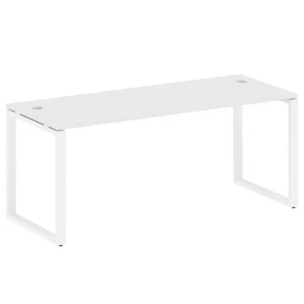 Стол письменный на О-образном м/к МЕТАЛ СЙСТЕМ БО.СП-5 Белый/Белый / METAL SYSTEM_0