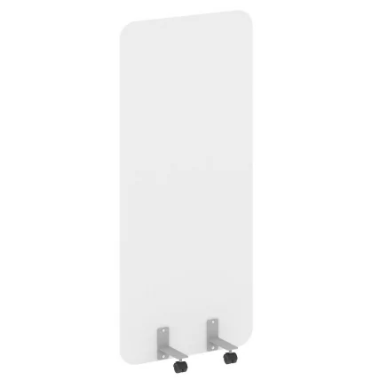 Перегородка на металлических опорах, на роликах Р-лине ДП.Р-80-180 Белый Бриллиант / R-line DP.R-80-180_0