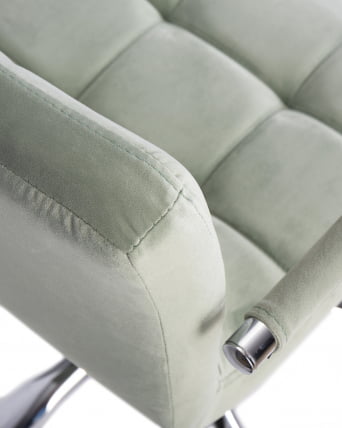 Офисное кресло для персонала ДОБРИН ТЕРРЙ Мятный велюр МДЖ9-87 / DOBRIN TERRY MJ9-87_7