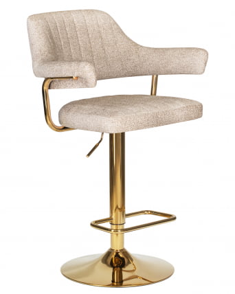 Стул барный ДОБРИН CХАРЛЙ ГОЛД (бежевый твид (ЛЕО26)) / DOBRIN CHARLY GOLD (LEO26))_1