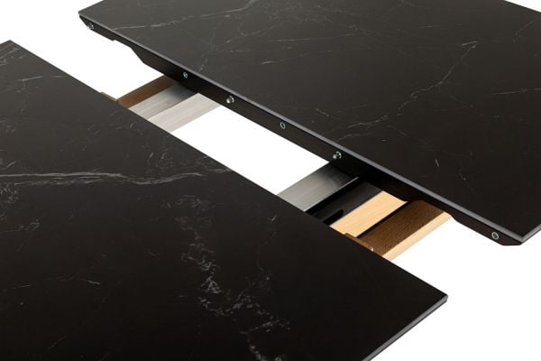 Стол раздвижной Нарвик Серамиc 140-180 Аутоматиc Натур/Дэрк марбле / Ceramic Automatic Natur/Dark marble_11