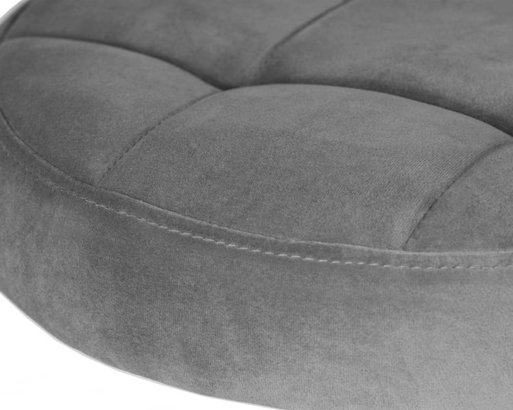 Табурет барный ДОБРИН БРУНО ГОЛД (серый велюр (МДЖ9-75)) / DOBRIN BRUNO GOLD (MJ9-75))_1