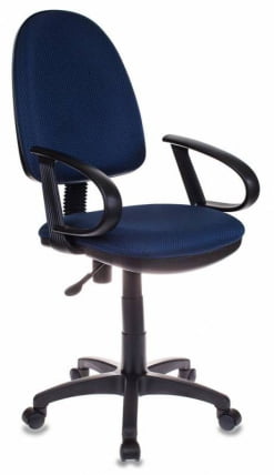 Кресло офисное Бюрократ CХ-300/БЛУЕ Синий ДЖП-15-5 / CH-300/BLUE JP-15-5_0