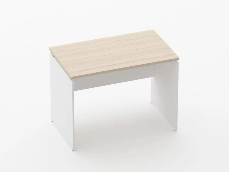 Стол прямой Дека ЛДСП каркас 75.06.10 Туя/Белый / Deka_0