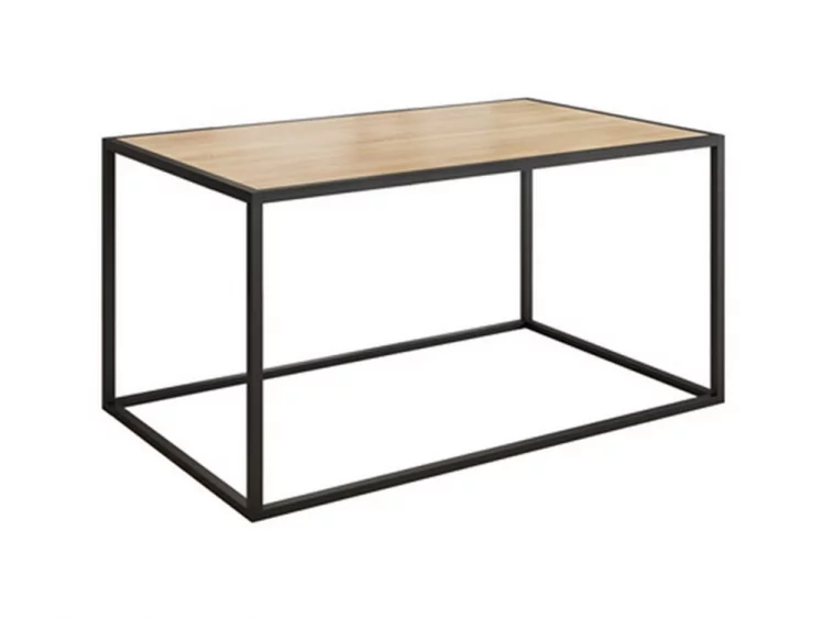 Стол журнальный Лофт ЛМН-08 Черный муар-дуб сонома / LMN-08_0