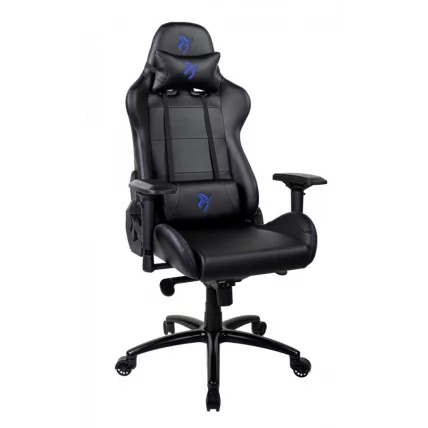 Геймерское кресло Ароззи Верона Сигнатуре Блаcк ПУ Блуе Лого / Arozzi Verona Signature Black PU Blue Logo_0