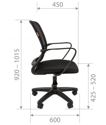 Кресло для оператора CХАИРМАН 698 ЛТ (ЛТ) Зеленый / CHAIRMAN (LT)_3