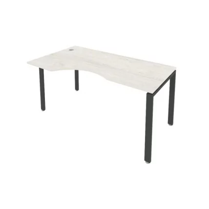 Стол письменный МЕТАЛ СЙСТЕМ Б.СА-1 Л Наварра/Антрацит / METAL SYSTEM_0