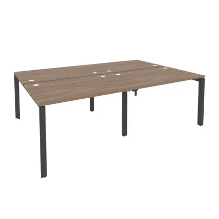 Рабочая станция на П-образном м/к ОНИКС О.МП-Д.РС-4.2.8 Дуб Аризона/Антрацит / ONIX O.MP-D.RS-4.2.8_0