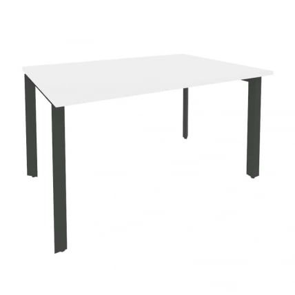 Стол переговорный (1 столешница) ОНИКС О.МП-ПРГ-1.3 Белый Бриллиант/Антрацит / ONIX O.MP-PRG-1.3_0
