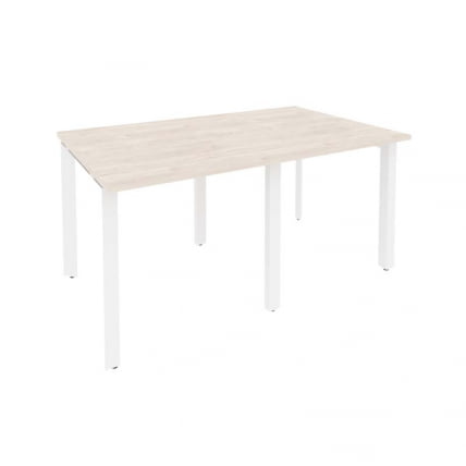 Стол переговорный (2 столешницы) ОНИКС О.МП-ПРГ-2.0 Денвер Светлый/Белый / ONIX O.MP-PRG-2.0_0