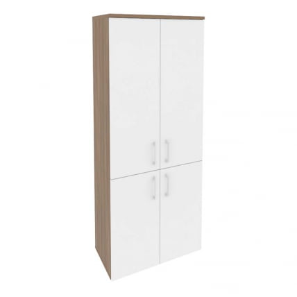 Шкаф высокий широкий ОНИКС О.СТ-1.3 Дуб Аризона/Белый / ONIX O.ST-1.3_0