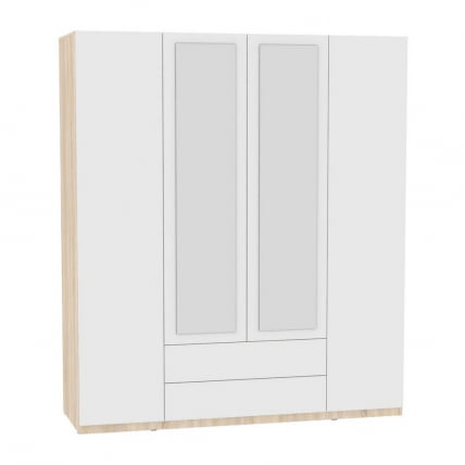 Шкаф распашный Р-198х180х60-2-ПО-М(ДСС-Белый) / R-198х180х60-2-PO-M(ДСС-Белый)_0