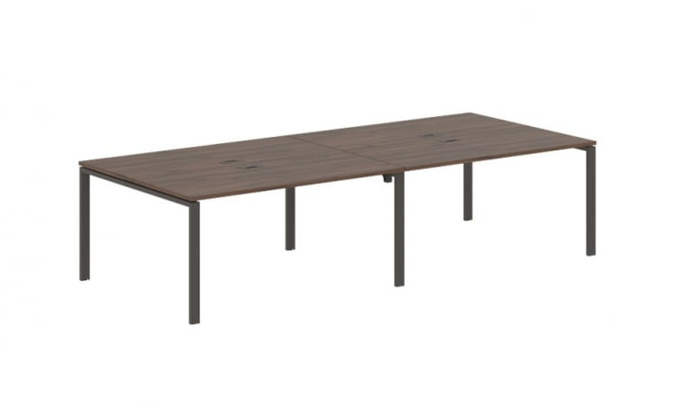 Бенч-система 4-местная ЕДИС ЕУВСТ 3113 Дуб Денвер темный Мокко / EDIS EUWST_0