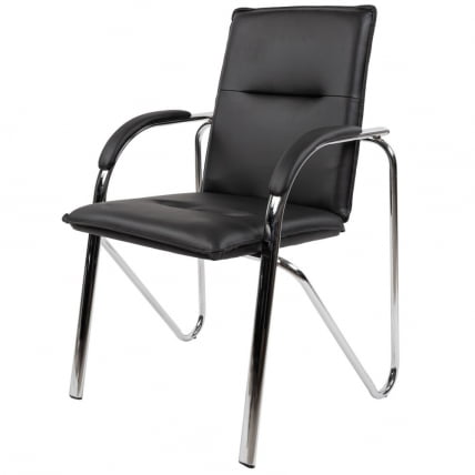 Комплект офисных кресел CХАИРМАН 851 экокожа Черный / CHAIRMAN_1