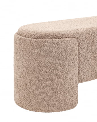 Банкетка Такс букле Капучино / Taks_2