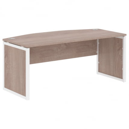 Стол руководителя КСТЕН-КП КСКПЕТ 189 Дуб Сонома Белый / XTEN-QP XQPET_0