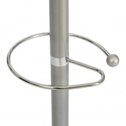 Вешалка Бара (мод. ГХ-8606) металл/хром/мрамор, 37 кс 37 кс 175 см, вхите (белый) / грей (серый) / Bara (mod. GH-8606) x x white grey_1