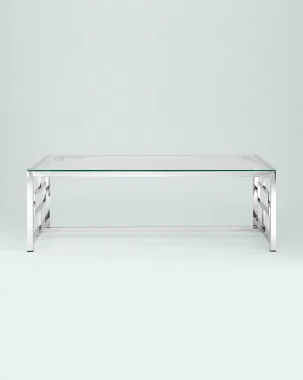 Журнальный стол БРУКЛИН 120кс60 Серебро / 120x60_2