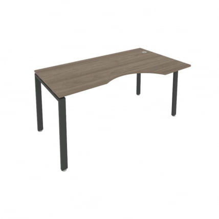 Стол письменный МЕТАЛ СЙСТЕМ Б.СА-1 Пр Вяз/Антрацит / METAL SYSTEM_0