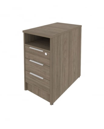 Тумба приставная Метал Сйстем Б.ТП-1 Вяз/Серый / Metal System_0