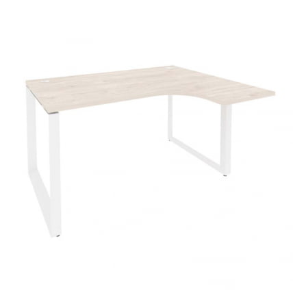 Стол эргономичный правый на О-образном м/к ОНИКС О.МО-СА-3Р Денвер Светлый/Белый / ONIX O.MO-SA-3R_0