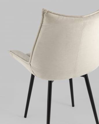 Стул обеденный Осло велюр Бежевый_6