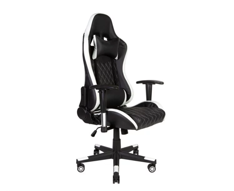 Игровое кресло РФ-8106Б ПУ Черный/Белый / RF-8106B PU_0