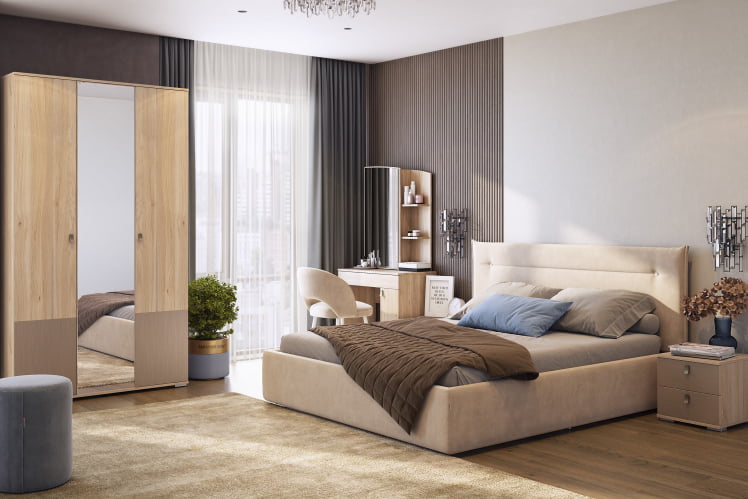 Пуф Рони 2 ПМ-001.2 графит (велюр) / PM-001.2_2