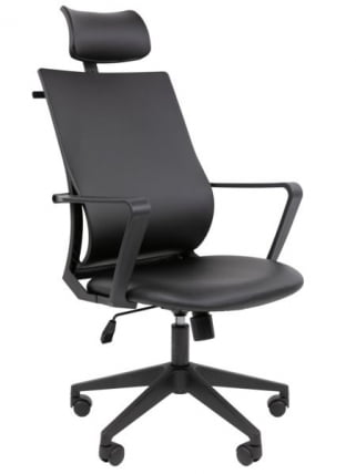 Кресло руководителя Чаирман 545 экокожа Черный / Chairman_0