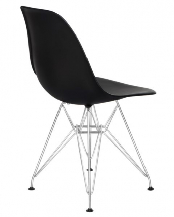 Стул обеденный ДОБРИН ДСР (ножки хром, цвет чёрный (Б-03)) 4 шт / DOBRIN DSR (B-03))_4