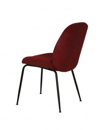Стул Беетле велюр Красный / Beetle_4