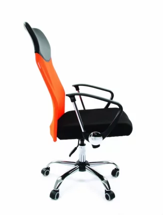 Кресло руководителя CХАИРМАН 610 Оранжевый черный / CHAIRMAN_2