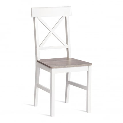 Обеденный комплект Хадсон (стол + 4 стула)/ Худсон Дининг Сет (мод.0104) МДФ/тополь/меламин, стол: 118х74х73 см, стул: 42,5кс46,5кс93,5 см, вхите (белый) / грей (серый) / Hudson Dining Set (mod.0104) 42,5x46,5x93,5 white grey_5