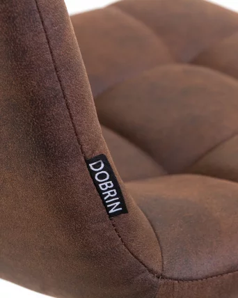 Стул барный ДОБРИН НИCОЛЕ Коричневая микрофибра ПК-03 / DOBRIN NICOLE PK-03_6