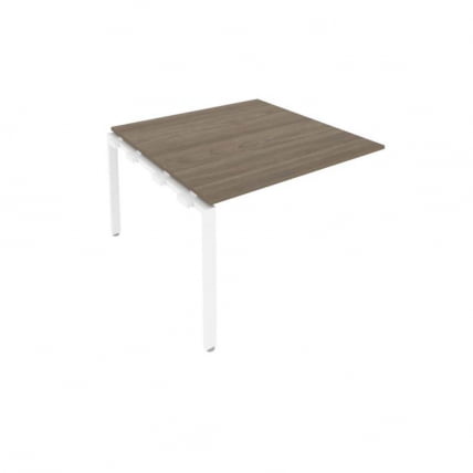 Проходной наборный элемент переговорного стола Метал Сйстем Б.ППРГ-2 Вяз/Белый / Metal System_0