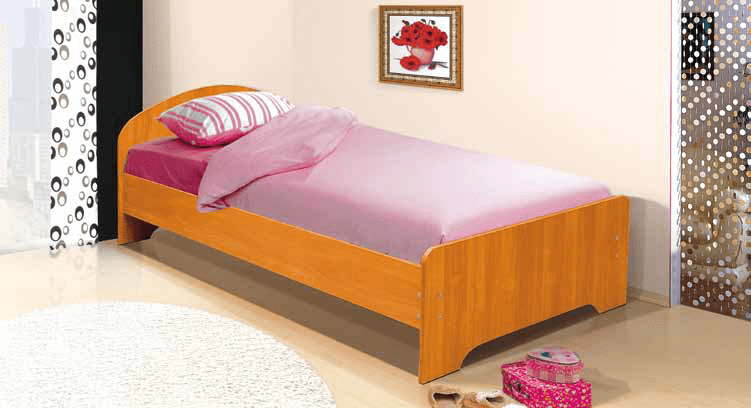 Кровать 900 х 1900 с низкой ножной спинкой Ясень шимо темный_0