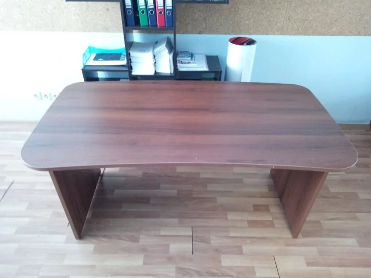 Стол руководителя Лидер 82.02 Орех Пегас_4