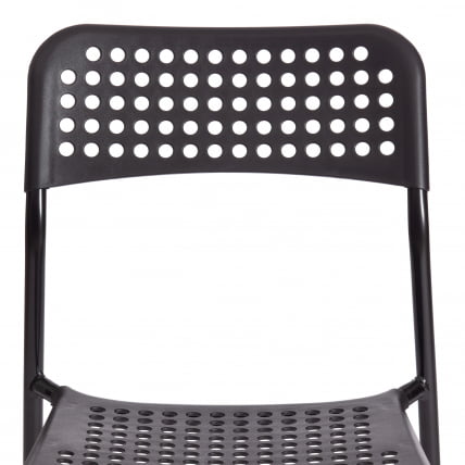 Стул АДДЕ (мод. C-049) металл/пластик, 39 х 49 х 78 см, Блаcк (черный) / ADDE (mod. C-049) Black_6