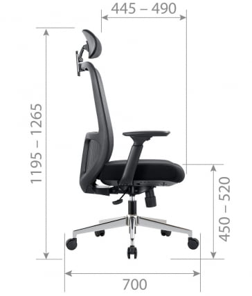 Кресло руководителя CХАИРМАН 581 Черный / CHAIRMAN_4