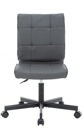 Кресло для персонала Еверпроф ЕП-300 Экокожа Серый / Everprof EP-300_1